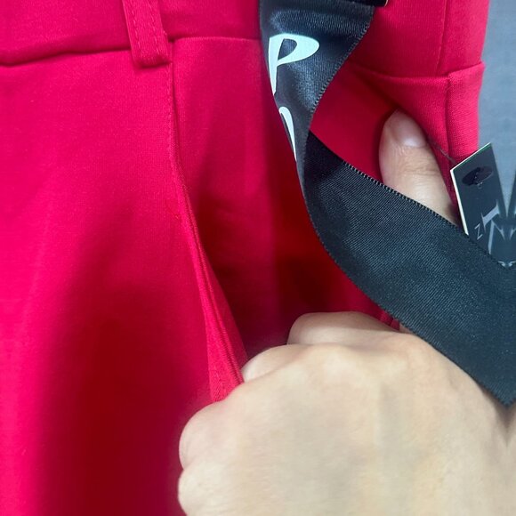 Kay Unger New York Ponte Bootcut Pants Women's 3X Magenta Wrinkle Free Stretch - Picture 13 of 16